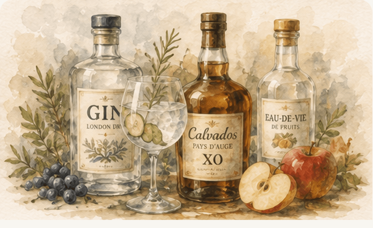 Gin, Calvados & Eaux-de-vie